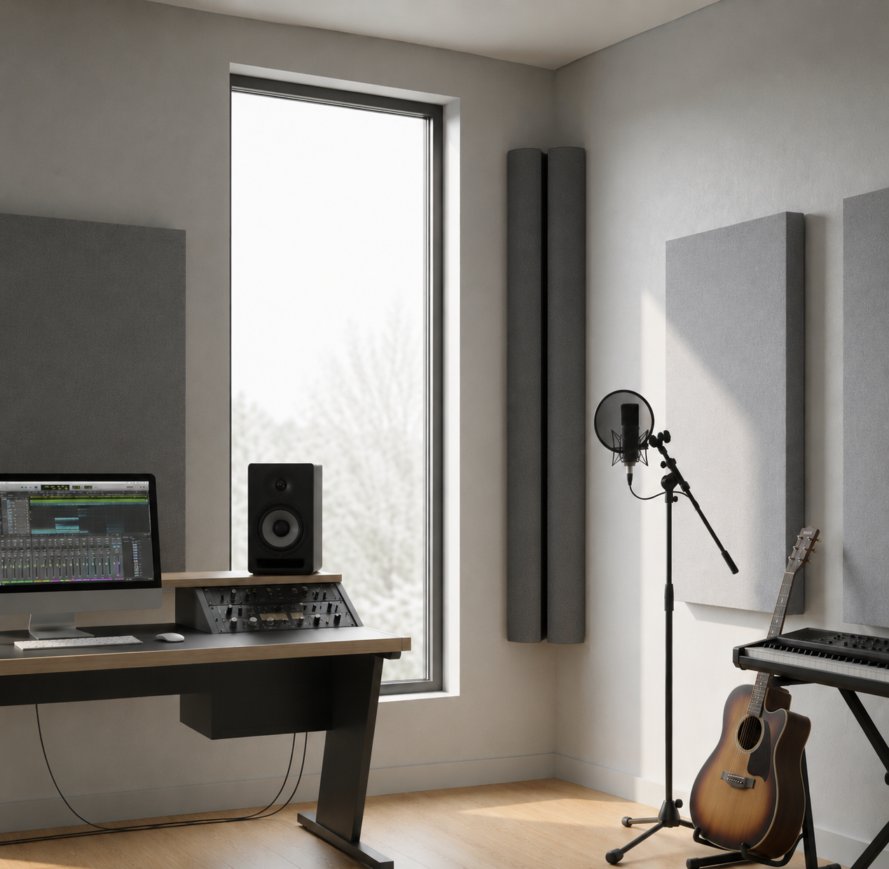 Bass trap mini  - 30 x 30 x 100 cm