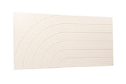 AM-44 Creamy White - Akustický polyesterový panel, 2 ks