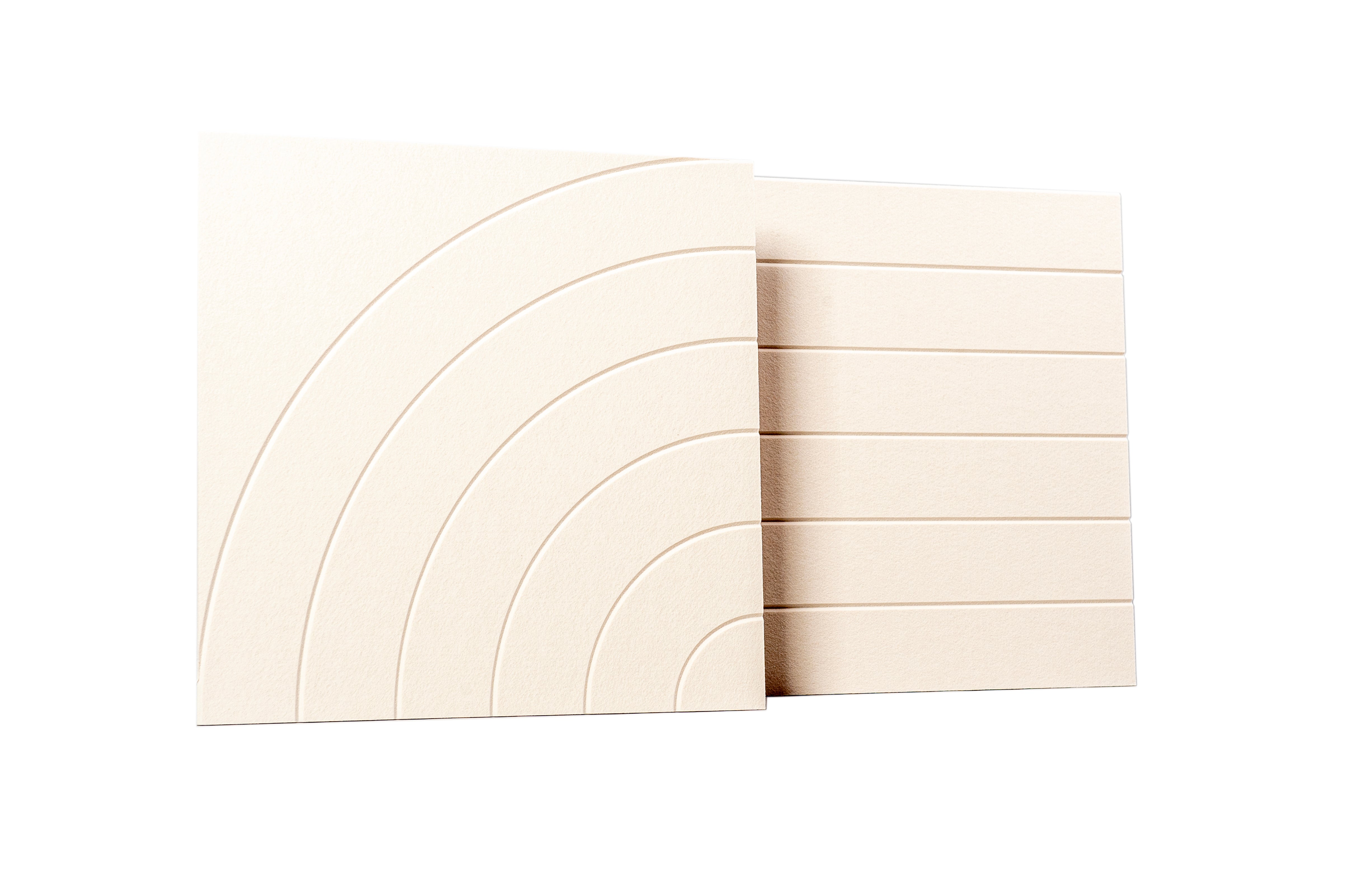 AM-44 Creamy White - Akustický polyesterový panel, 2 ks