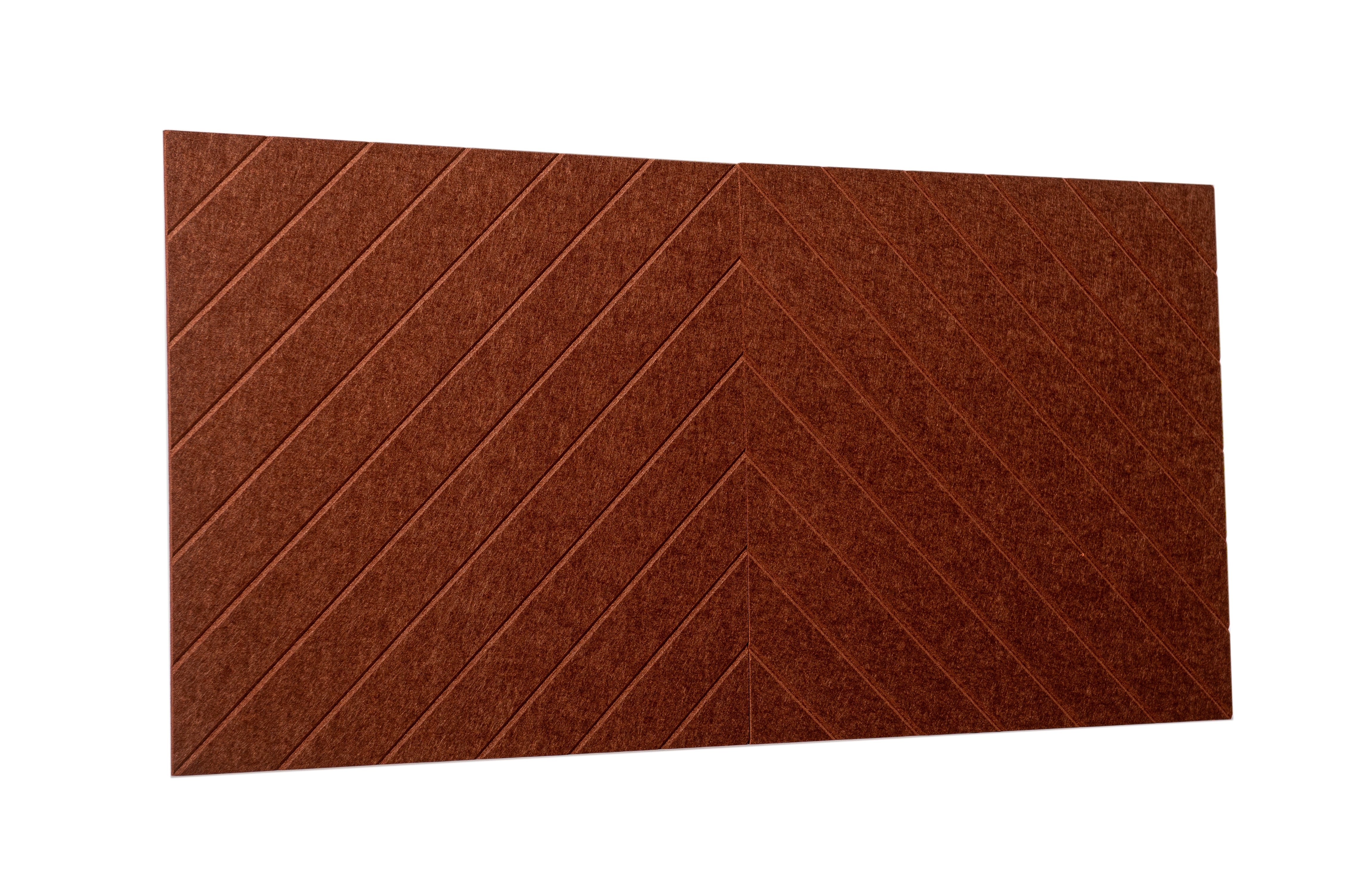 AM-08 Red Coffee - Akustický polyesterový panel, 2 ks