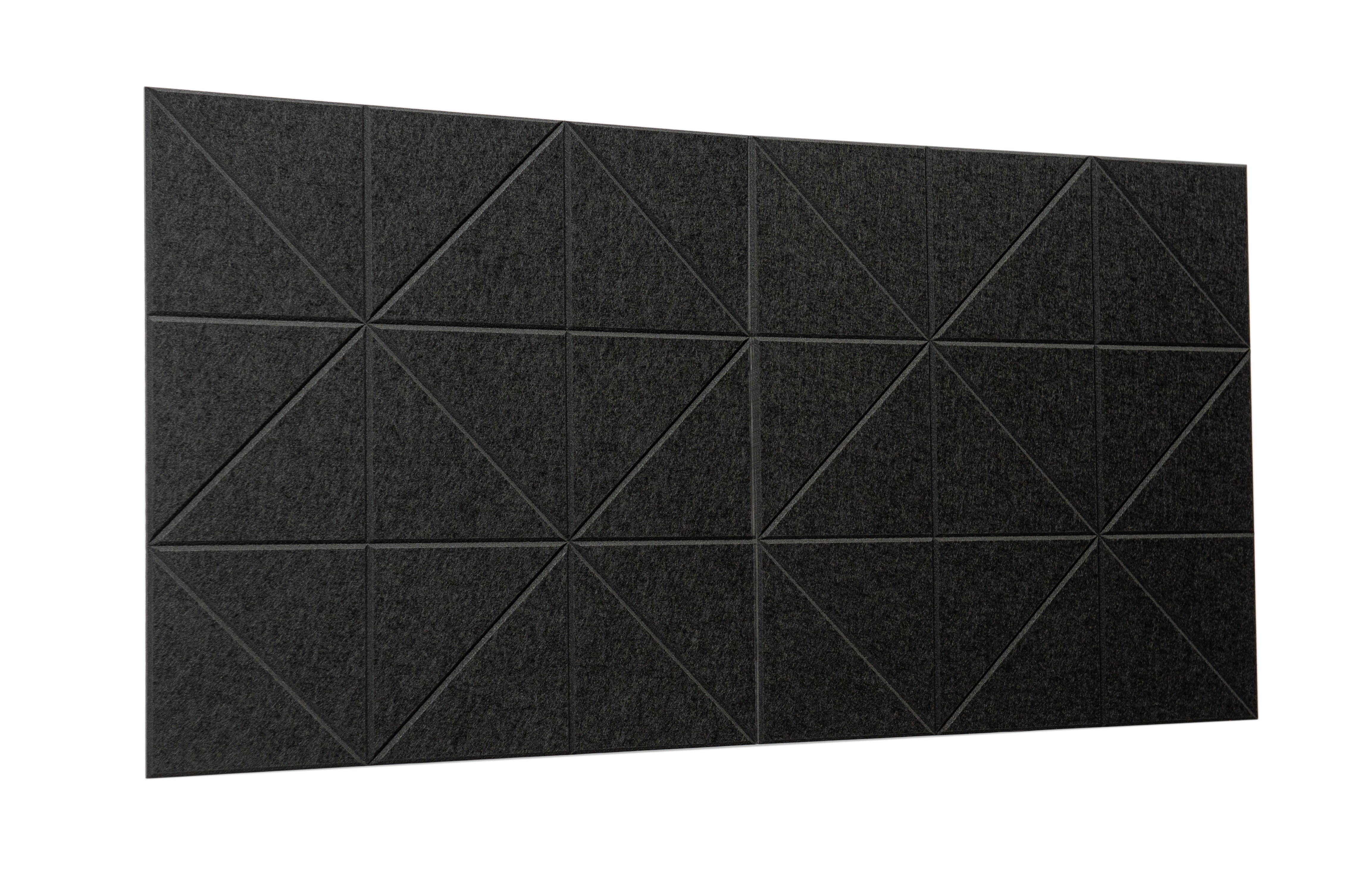 AM-28 Dark Grey - Akustický polyesterový panel, 2 ks