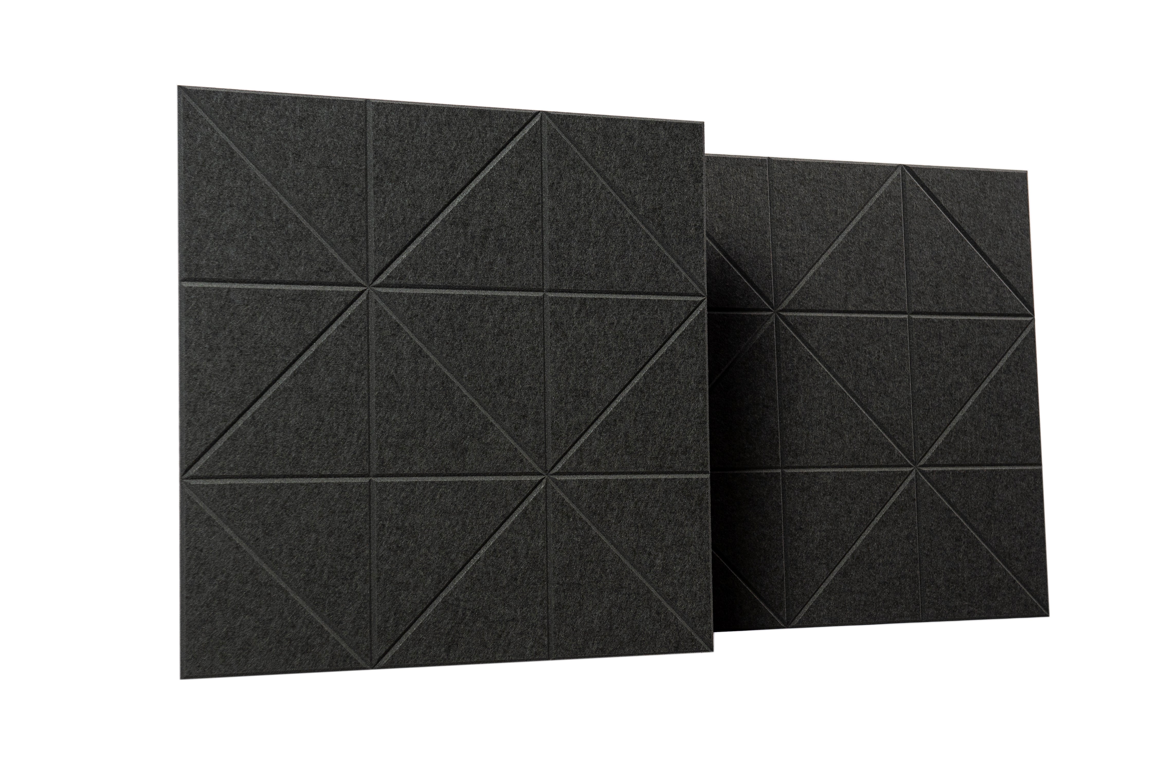 AM-28 Dark Grey - Akustický polyesterový panel, 2 ks