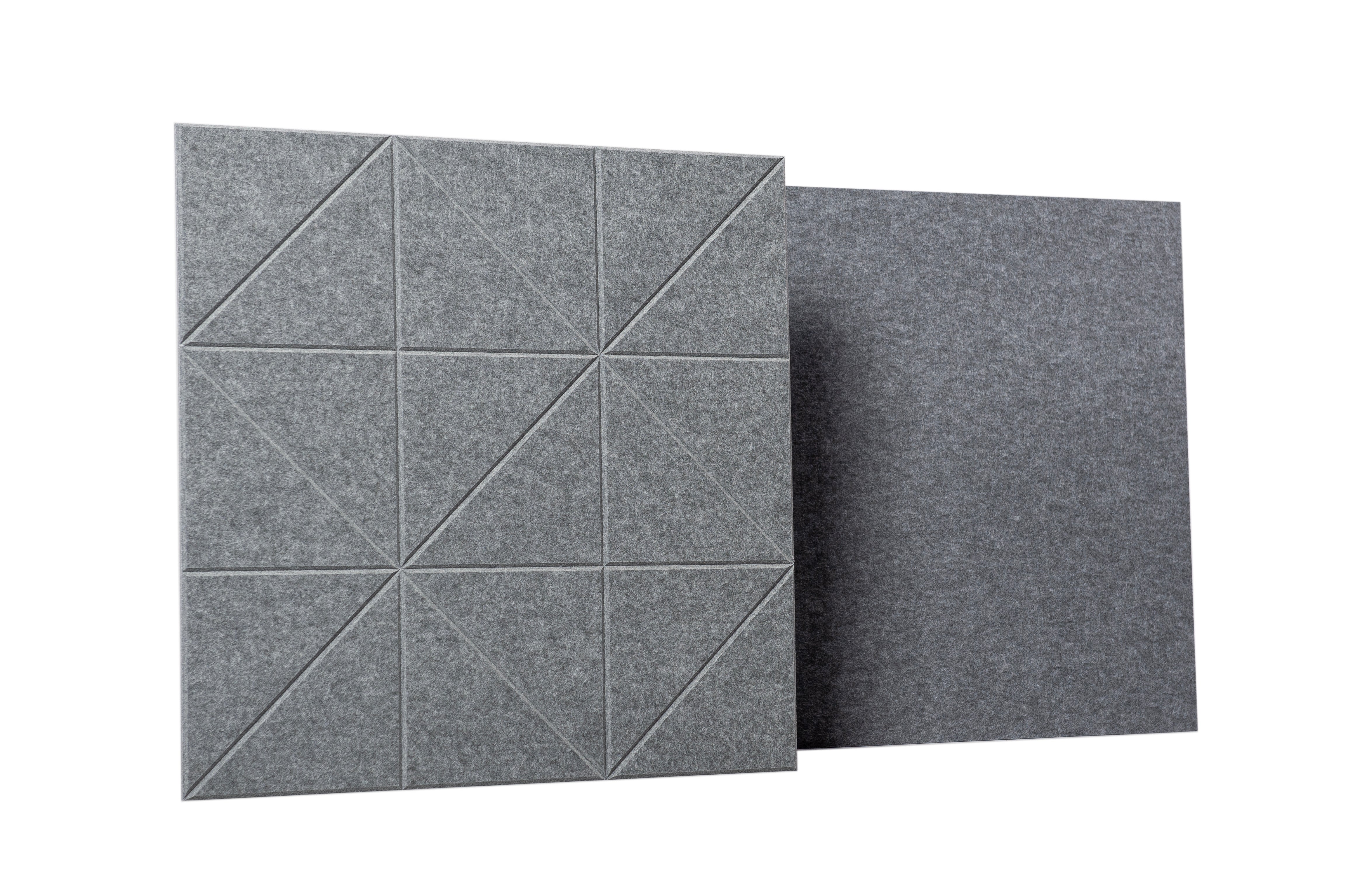 AM-80 Neutral Grey - Akustický polyesterový panel, 2 ks