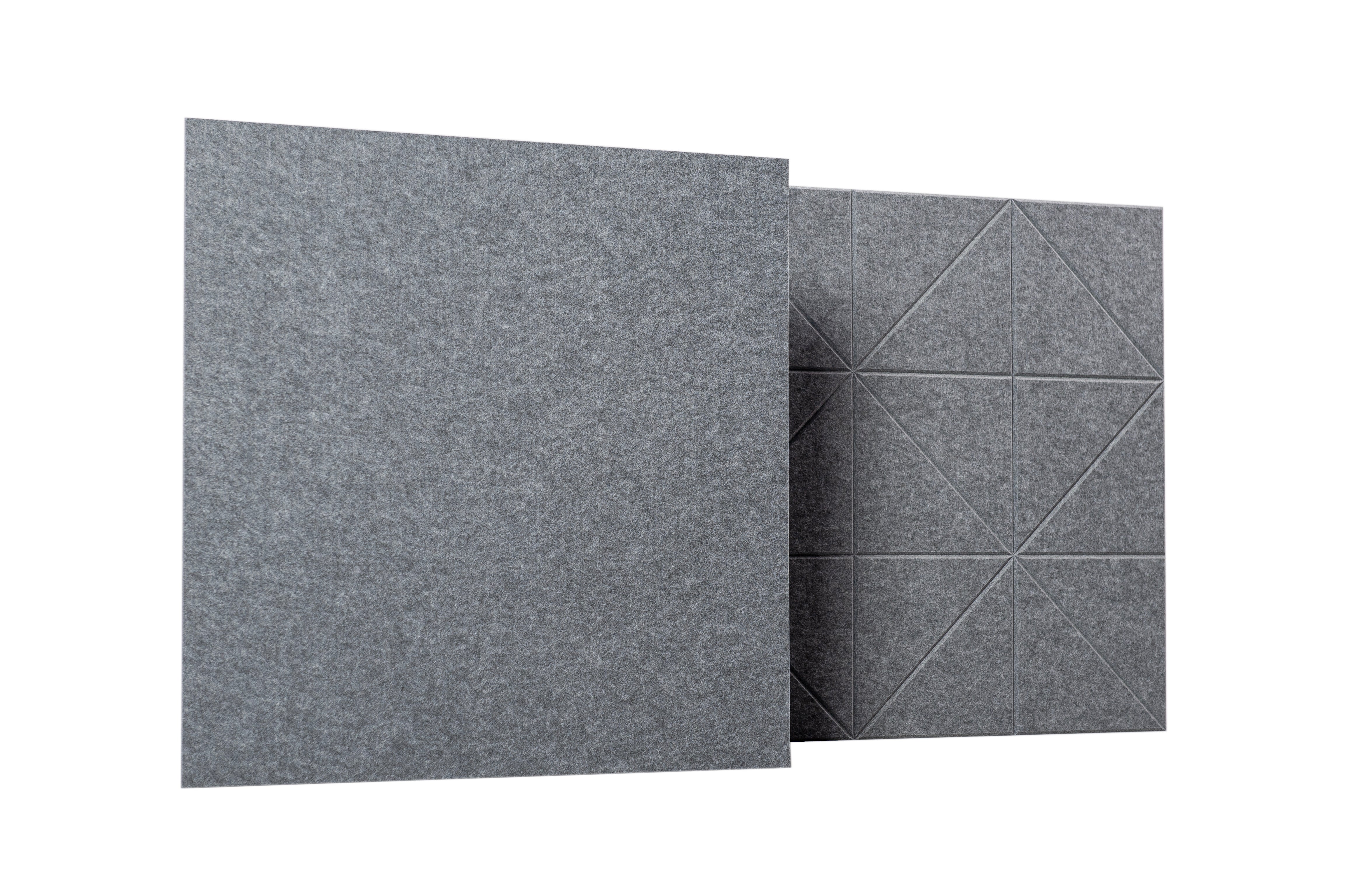 AM-80 Neutral Grey - Akustický polyesterový panel, 2 ks