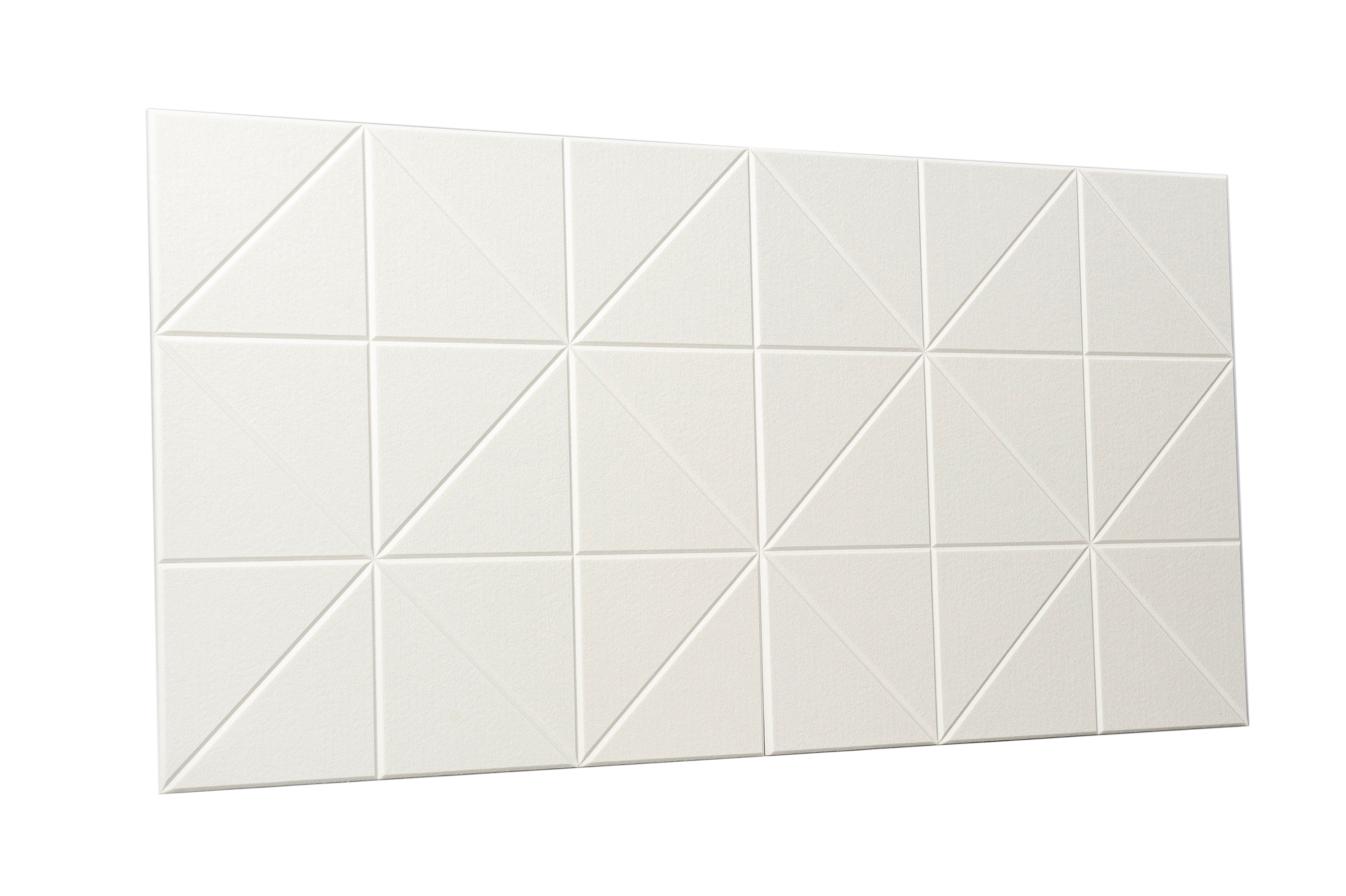 AM-04 Pure White - Akustický polyesterový panel, 2 ks