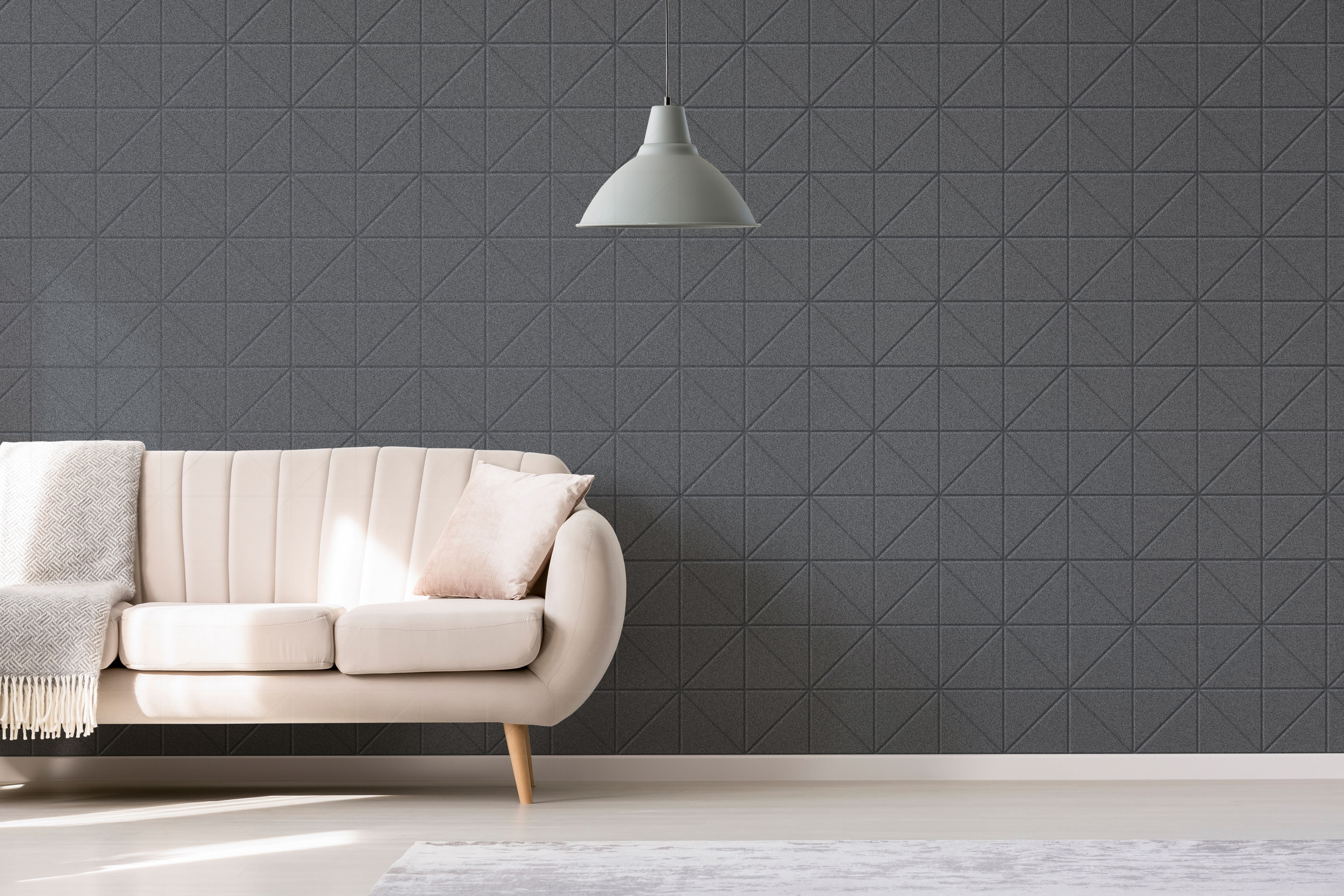 AM-80 Neutral Grey - Akustický polyesterový panel, 2 ks